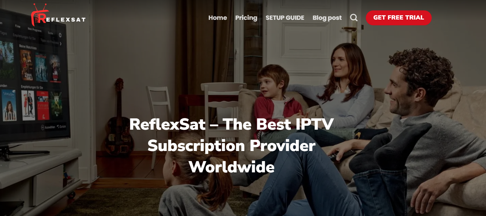 this is a screen shot of the Reflexsat IPTV website interface, to show the show the readers the one we are talking about in this topic